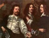 the artist with sir charles cottrell and sir balthasar gerbier by William Dobson
